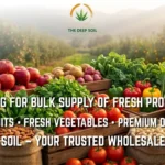 Buy fresh fruits and vegetables in bulk online in India from The Deep Soil wholesale partner.